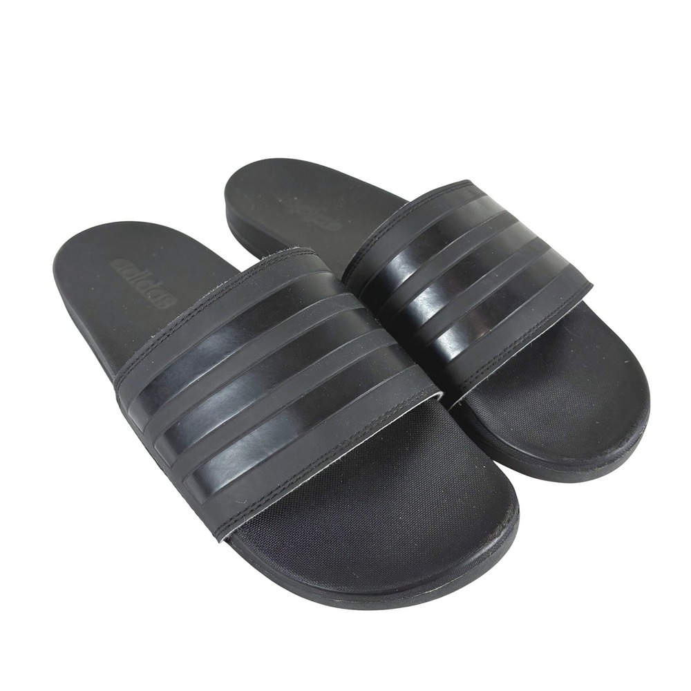 Adidas Adilette Comfort Slides Core Black Mens Size 9 GZ5896 Sandals